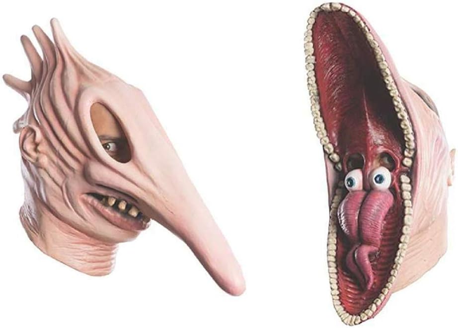 Halloween Horror Mask - Barbara Ultra-Realistic Scary Face Mask for Costume Parties & Pranks, Perfect for Haunted Houses