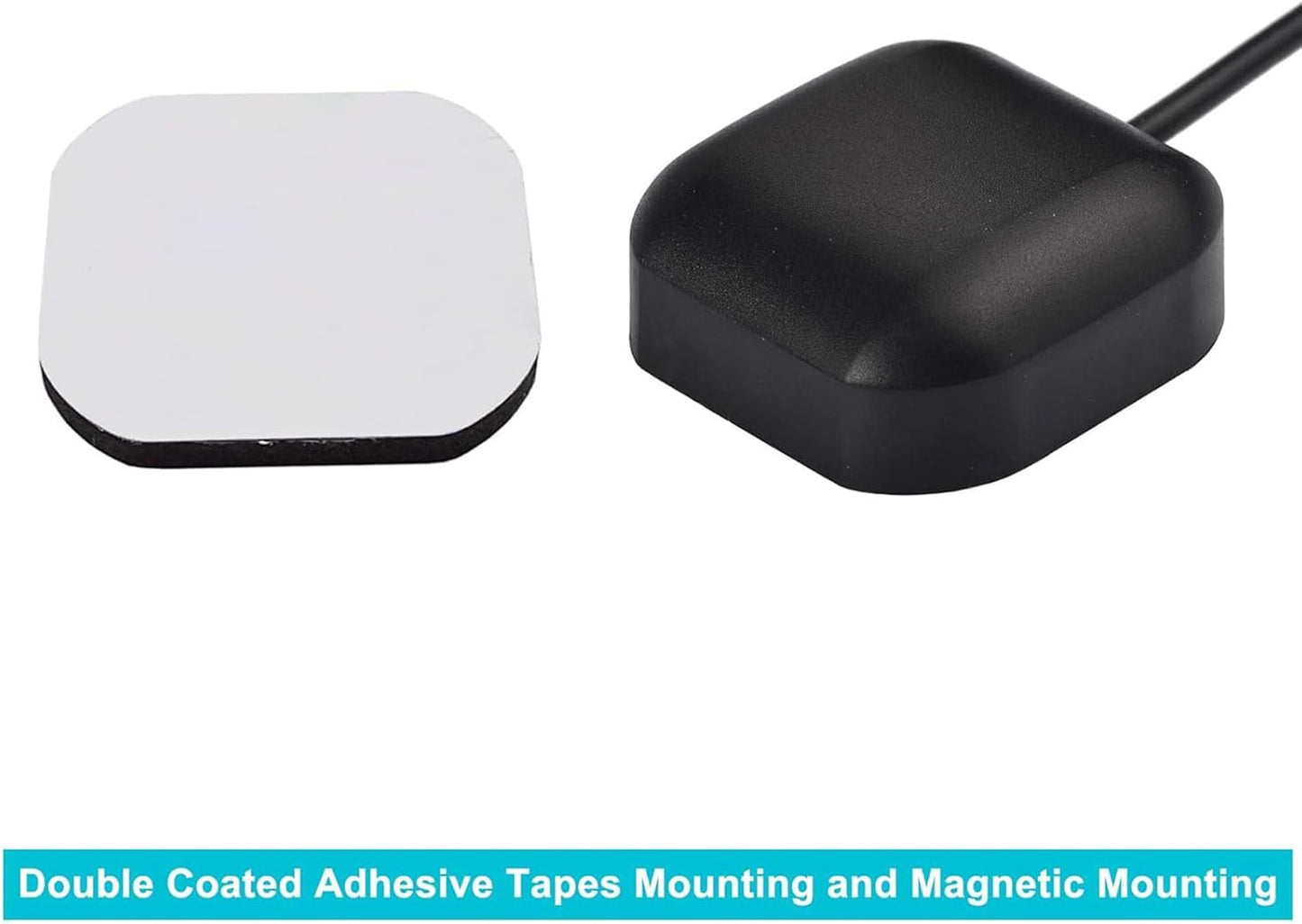Bingfu Vehicle GPS Navigation Antenna Active GPS Antenna with Fakra C Right Angle Connector Compatible with Car Truck GPS Navigation Receiver System Factory DVD Stereo Head Unit