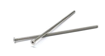 iexcell 5 Pcs M8 x 80mm Thread Pitch 1.25 mm Stainless Steel 304 Hex Socket Flat Head Cap Screws Bolts Kit