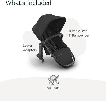 Toddler Stroller Seat | Tandem Double Stroller Seat with 5-Point Harness and Adjustable Canopy