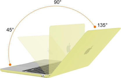MOSISO Compatible with MacBook Air 13 inch Case 2025 2024 2023 2022 M4 A3240 M3 A3113 M2 A2681, Plastic Hard Shell&Keyboard Cover&Screen Film&Pouch for MacBook Air 13.6 inch Case, Crystal Clear