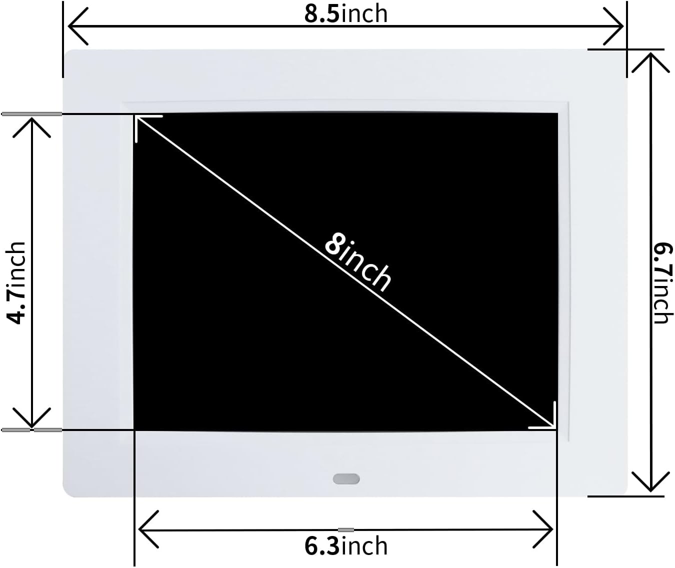 [2025 Newest] Digital Day Calendar Clocks 3 Medicine Reminders Extra Large 8 Inch Non-Abbreviated Day Date Month Dementia Senior Clock for Eldarly Memory Loss Vision Impaired Clock
