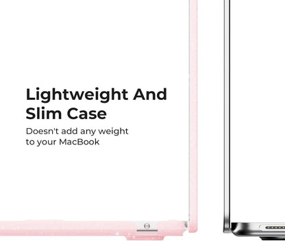 EooCoo Case Compatible with MacBook Air 13 inch M4 M3 M2 2025-2022 A3240 A3113 A2681, 13.6" Hard Case Cover & TPU Keyboard Skin & Screen Protector for Laptop Air 13.6 inch - Crystal Clear