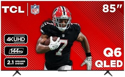 TCL 50-Inch Q65 QLED 4K UHD Smart TV with Google TV (50Q651G-CA, 2024 Model) Dolby Vision, Dolby Atmos, HDR Pro+, Voice Remote, Works with Alexa, Streaming Television