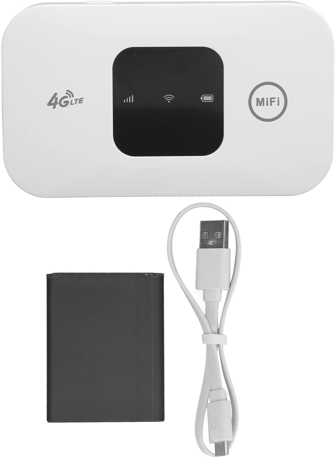 4G Mobile Hotspot, H5577 Portable Unlocked Mobile Hotspot,Download 150Mbps, Upload 50Mbps,Up to 10 Users, Router with 2100mAh Rechargeable Battery,for Phone Laptop