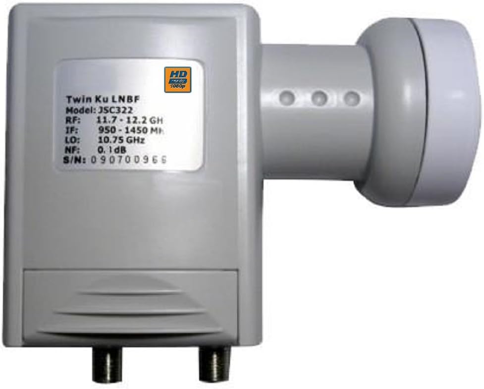 Quad Standard Linear Satellite KU Band LNB FTA 10750 Free to AIR HD for International Channels: Chinese Arabic Persian, Polish, Russian, Vietnamese, 97 Galaxy