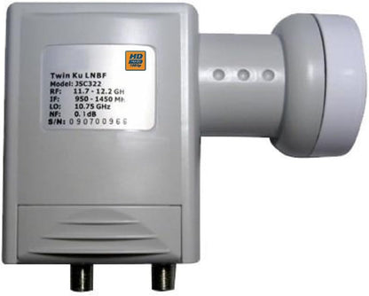 Quad Standard Linear Satellite KU Band LNB FTA 10750 Free to AIR HD for International Channels: Chinese Arabic Persian, Polish, Russian, Vietnamese, 97 Galaxy