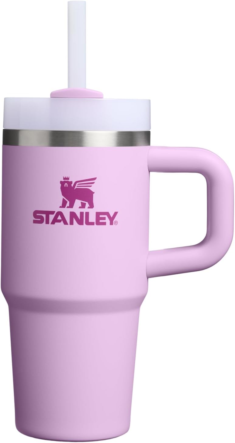 Stanley Quencher H2.0 Tumbler with Handle and Straw 30 oz | Flowstate 3-Position Lid | Cup Holder Compatible for Travel | Insulated Stainless Steel Cup | BPA-Free | Exclusive Lupine