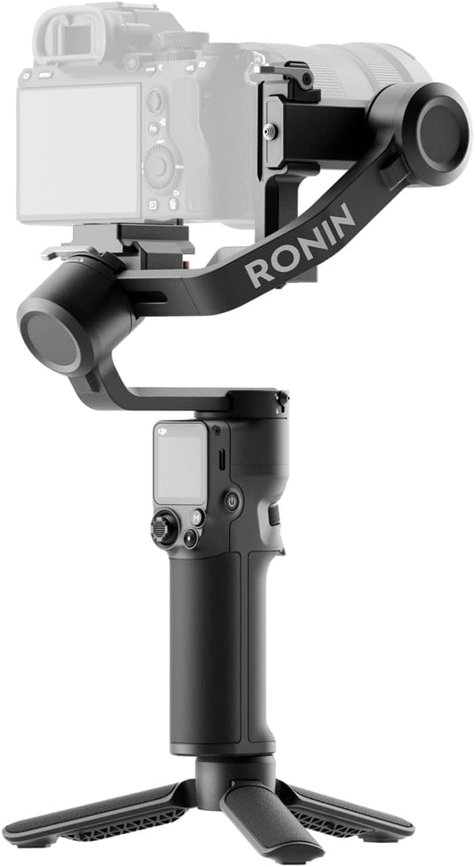 DJI RS 3 Mini, 3-Axis Gimbal Stabilizer for Cameras Canon/Sony/Panasonic/Nikon/Fujifilm, 2 kg (4.4 lbs) Tested Payload, Camera Stabilizer, Camera Gimbal with Native Vertical Shooting - PuriLite