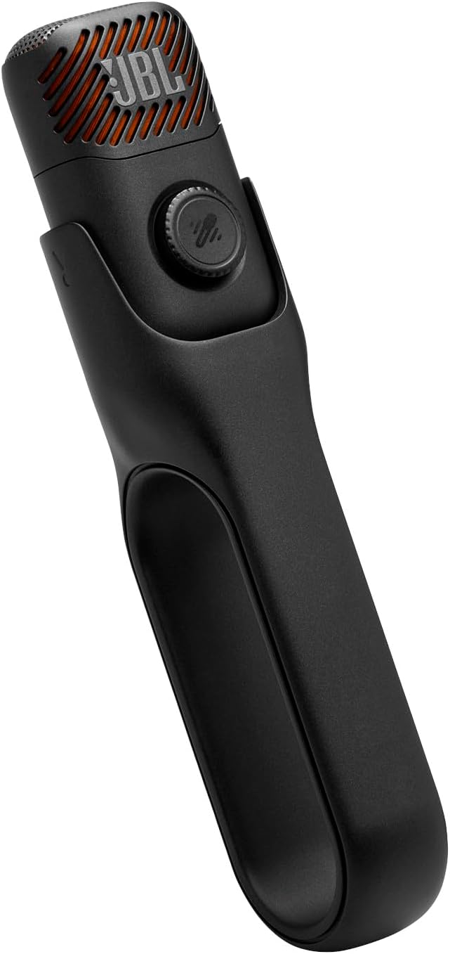 JBL Easysing Mic Mini - Portable AI-Powered Microphone with Real-time Vocal Removal - Black