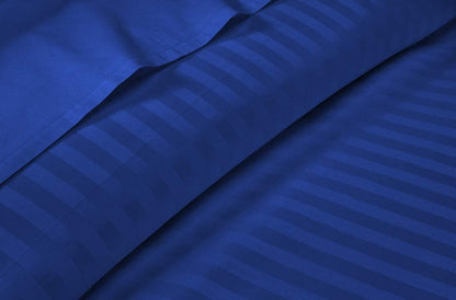Linen Sheets 100% Egyptian Cotton- Twin-XL Sheet Set 4 Piece- 1000 Thread Count- Fits Upto 18" Deep Pocket- Long Staple Cotton Bedding, Sateen Weave-Light Blue Solid