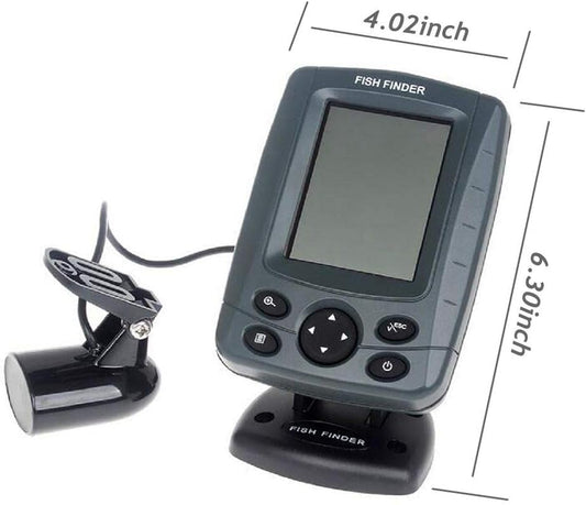 JOYWEE FF688C 3.5" Phiradar Color LCD Boat Fish Finder 200KHz/83KHz Dual Sonar Frequency 80M 240ft Detection Muti-Language Auto Zoom - PuriLite