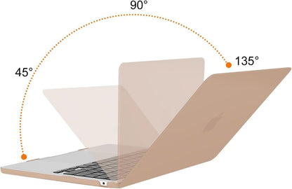 MOSISO Compatible with MacBook Air 13 inch Case 2025 2024 2023 2022 M4 A3240 M3 A3113 M2 A2681, Plastic Hard Shell&Keyboard Cover&Screen Film&Pouch for MacBook Air 13.6 inch Case, Crystal Clear