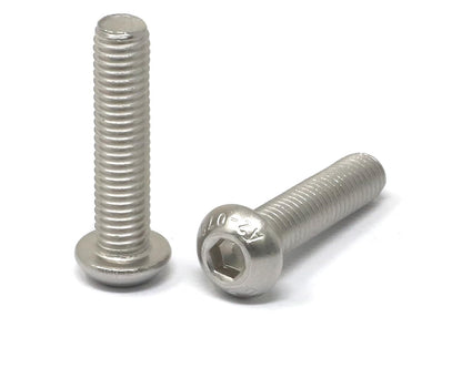 iexcell 50 Pcs M6 x 20mm Thread Pitch 1 mm Stainless Steel 304 Hex Socket Button Head Cap Screws Bolts Kit