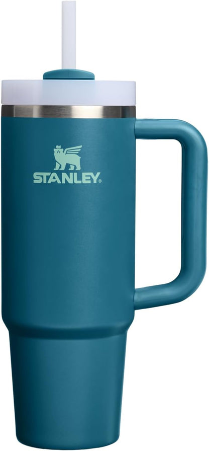 Stanley Quencher H2.0 Tumbler with Handle and Straw 30 oz | Flowstate 3-Position Lid | Cup Holder Compatible for Travel | Insulated Stainless Steel Cup | BPA-Free | Exclusive Lupine