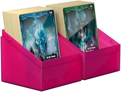 Ultimate Guard Boulder 100+ Classic, Deck Case for 100 Double-Sleeved TCG Cards, Onyx, Secure & Durable Storage for Trading Card Games, Soft-Touch Finish