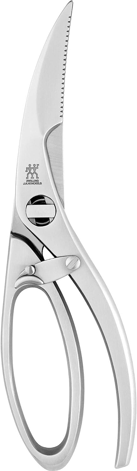 ZWILLING Take-Apart Poultry Shears | Stainless Steel Serrated Kitchen Scissors for Chicken, Turkey and Poultry Preparation