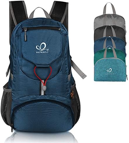 WATERFLY Hiking Backpack 20L Foldable Travel Backpack Lightweight Hiking Daypack for Outdoor Cycling Camping