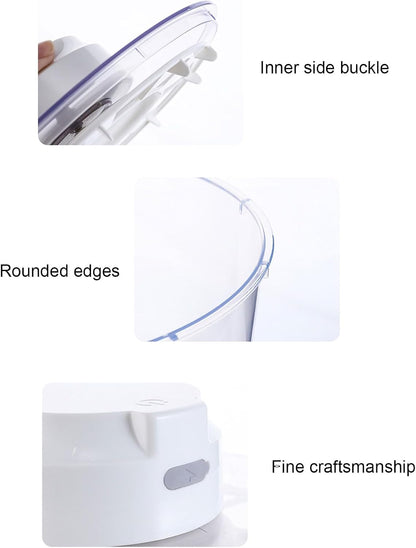 Large Capacity Electric Salad Spinner 5L, Quick Drainage, for Fruits Vegetables, with Fruit Vegetable Strainer Spinner, USB Lettuce Washer Dryer, Easy, Soft Base