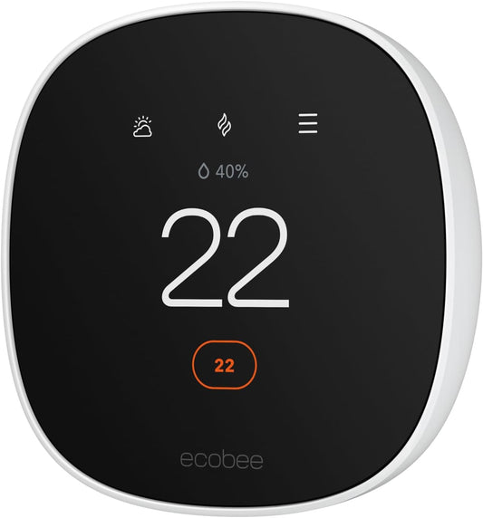 ecobee Smart Thermostat Essential - WiFi Thermostat, Energy Star Certified