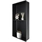 MENATT No Tile Shower Niche, Stainless Steel Wall Niche 13"X19"(Inner Size 12"X18"), Two-Tier Bathroom Shelf, NO Tile Needed Recessed Niche Shower for Bathroom Storage, Black
