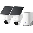 eufy Security SoloCam E30, 2-Cam Kit, Security Cameras Wireless Outdoor, Solar Camera Outdoor Wireless, 360° Pan, AI Tracking, 2K Clarity, No Monthly Fee