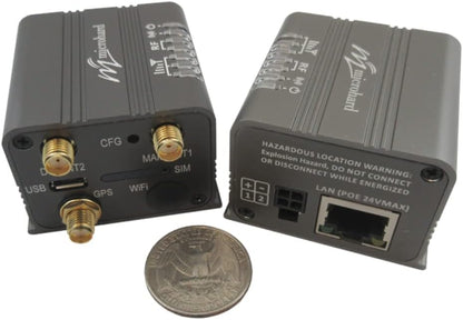 Microhard LTE³ Cube-CAT4NA2 150 Mbps CAT4 LTE IoT 4G Wireless Gateway- CA-MHK119430(Modem Only) Sold and Supported by CompuPort Centre Inc.