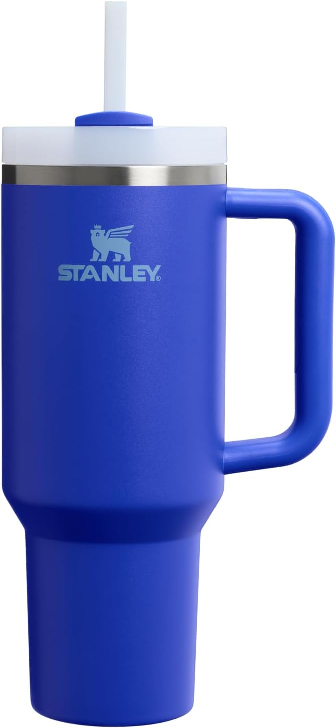 Stanley Quencher H2.0 Tumbler with Handle and Straw 30 oz | Flowstate 3-Position Lid | Cup Holder Compatible for Travel | Insulated Stainless Steel Cup | BPA-Free | Exclusive Lupine