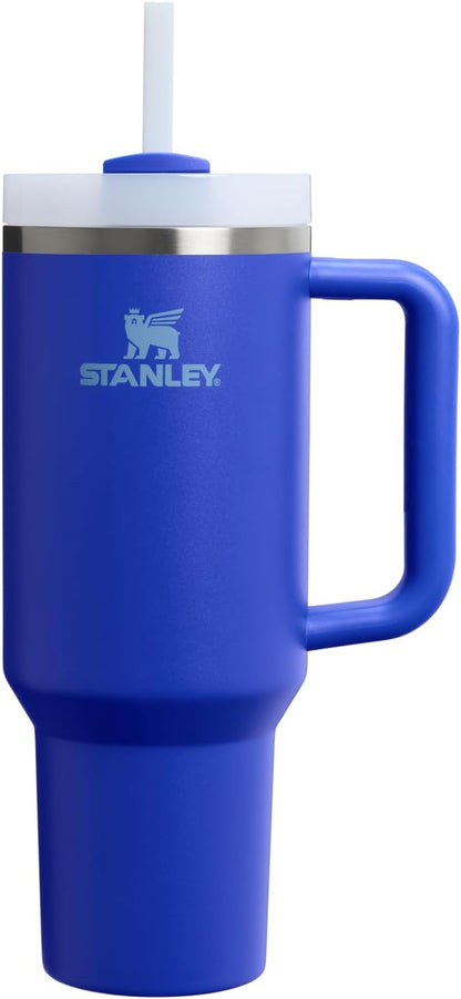 Stanley Quencher H2.0 Tumbler with Handle and Straw 30 oz | Flowstate 3-Position Lid | Cup Holder Compatible for Travel | Insulated Stainless Steel Cup | BPA-Free | Exclusive Lupine