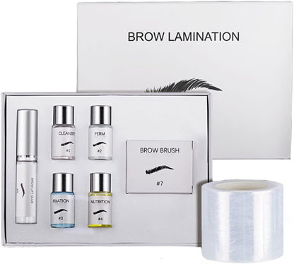 Eyebrow Lamination Kit, 3D Brow Perming Set for Home Use | Quick 15-Min Application, For Beginners, Great for At-Home Grooming