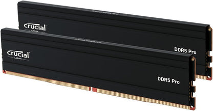 Crucial Pro 128GB Kit (2x64GB) DDR5 RAM, 5600MHz (or 5200MHz or 4800MHz) Desktop Gaming Memory UDIMM, Compatible with Latest Intel & AMD CPU CP2K64G56C46U5