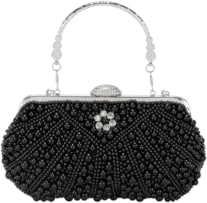 DTGN Clutch Purse Evening Clutch Bag Handbag Cross Body Bag for Women Formal Wedding Club