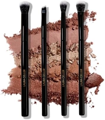 LAURA GELLER NEW YORK Dual-Ended Blush + Bronzer Brush - Blush Bronzer Contour Face Makeup Brush