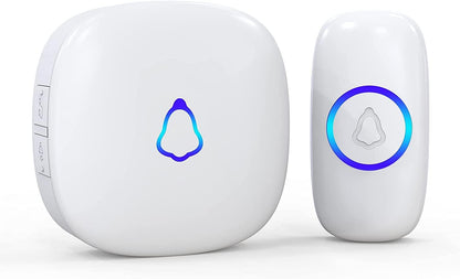 SECRUI Doorbell, 58 Chimes, Easy Installation, 1000ft Wireless Range, White