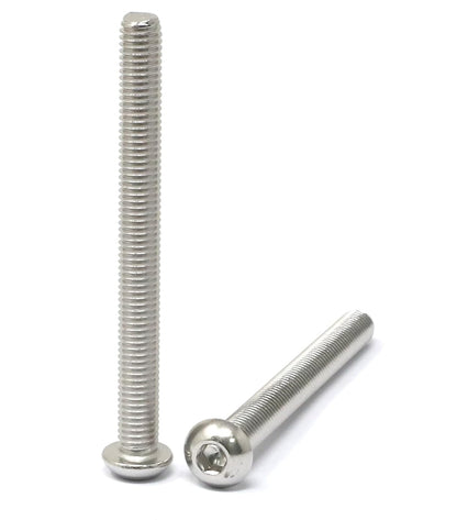 iexcell 50 Pcs M6 x 20mm Thread Pitch 1 mm Stainless Steel 304 Hex Socket Button Head Cap Screws Bolts Kit