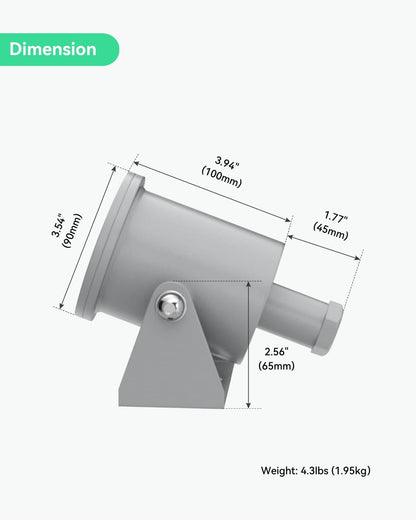 LINOVISION 4K Ultra HD Underwater Camera with Anti-Corrosion Coating, POE Network Camera with Intuitive Web GUI and Mobile APP, for Aquaculture Farms, Aquariums, Dams(10 Meters Cable)