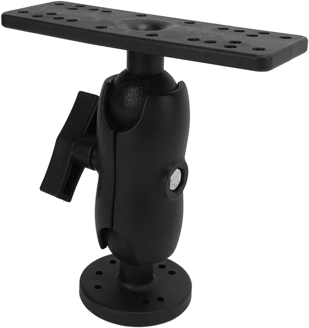 360 Degree Marine Kayak Kayak Fish Finder Mount Marine Electronic Fish Finder Mount GPS Plate Rotating Supporter Electronic Fish Finder Mount Base