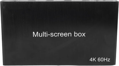 4K 60Hz HD Multiviewer with 3.5mm Output, 1 in 4 Out Quad Multi Viewer, Seamless er for Security Cameras, PCs, and Projectors