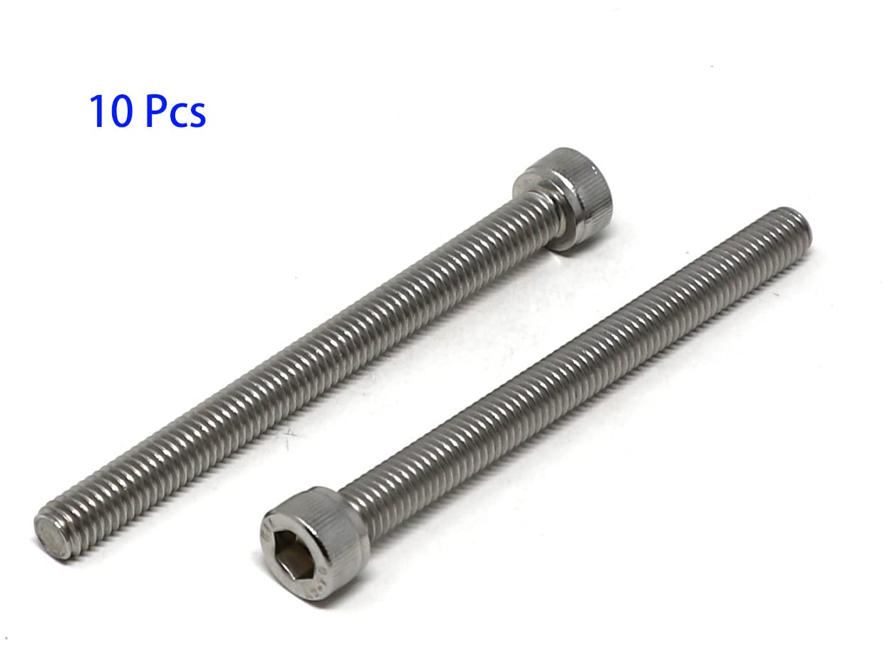 iexcell 25 Pcs M6 x 20mm Thread Pitch 1 mm Stainless Steel 304 Hex Socket Head Cap Screws Bolts Kit