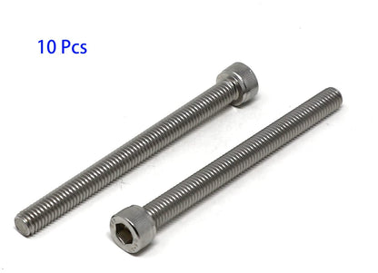 iexcell 25 Pcs M6 x 20mm Thread Pitch 1 mm Stainless Steel 304 Hex Socket Head Cap Screws Bolts Kit