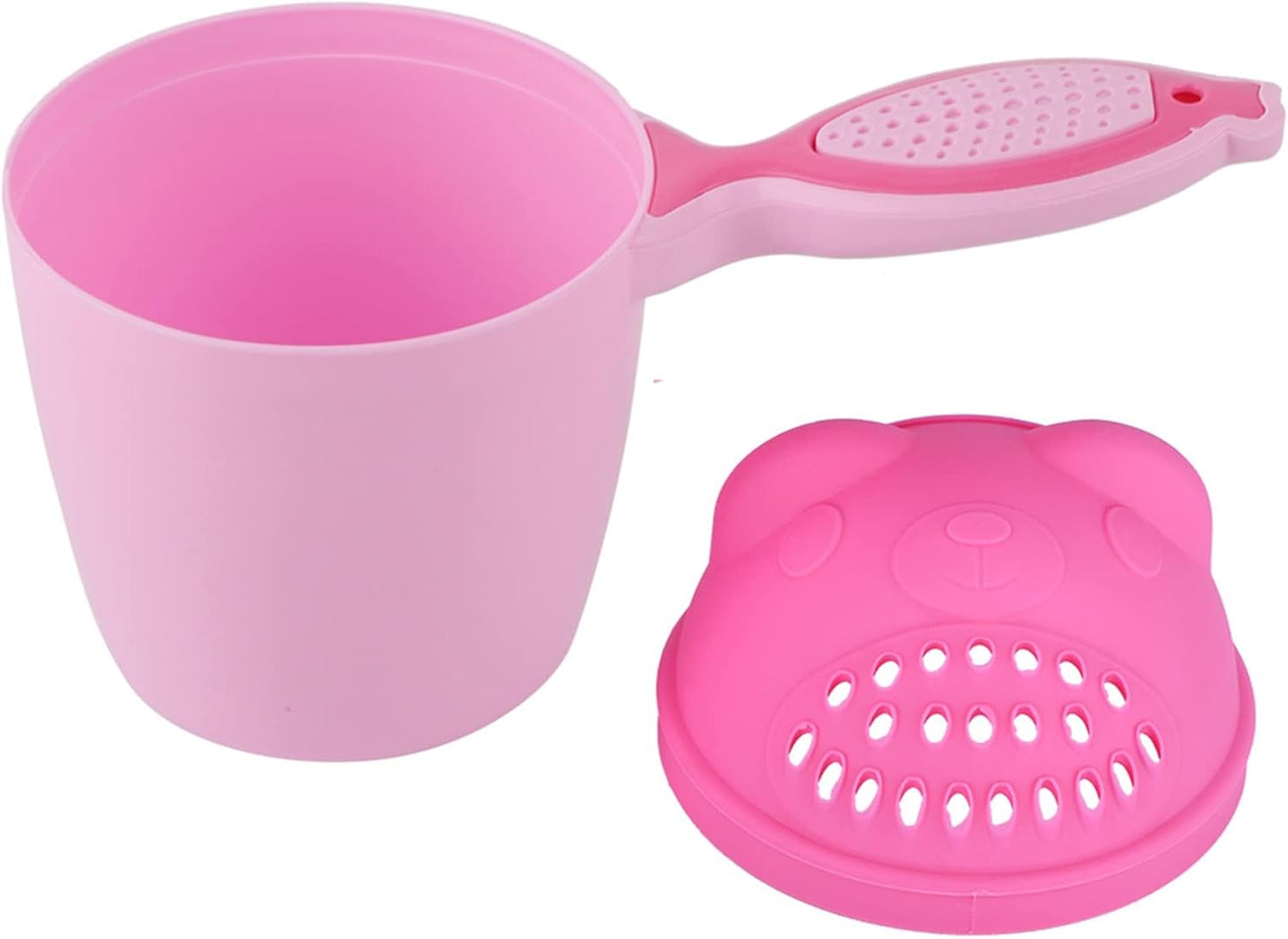Baby Bath Rinse Cup, Detachable Baby Shampoo Rinser Kid Wash Hair Bathing Flusher for Baby Tub(Green)