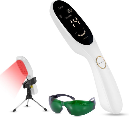 Red Light Therapy Device for Dogs & Cats, Muscle Relief, Handheld Red & Infrared Light for Humans & Pets Daily Use