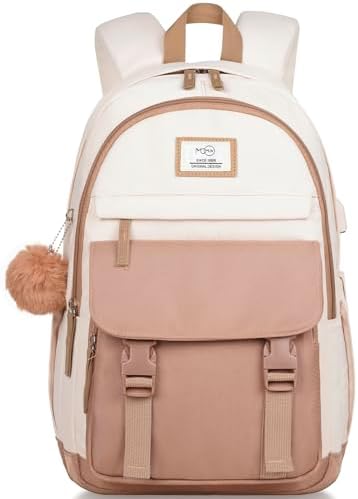 MOMUVO Backpacks for Teen Girls Women,School Backpack Cute College Laptop Backpack Bookbag for Students