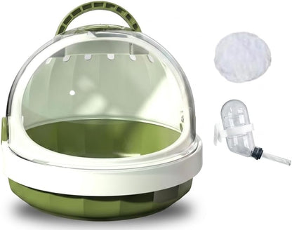 Bird Carrier Pet Carrier Portable Bird Cage for Parakeet Panoramic View, Small Bird Travel Carrier, Style to 3