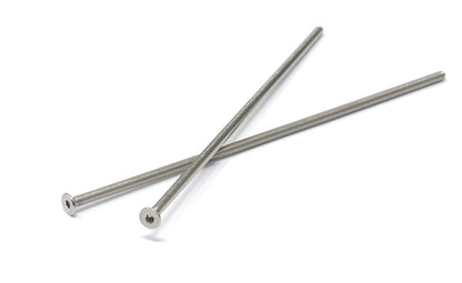 iexcell 5 Pcs M8 x 80mm Thread Pitch 1.25 mm Stainless Steel 304 Hex Socket Flat Head Cap Screws Bolts Kit