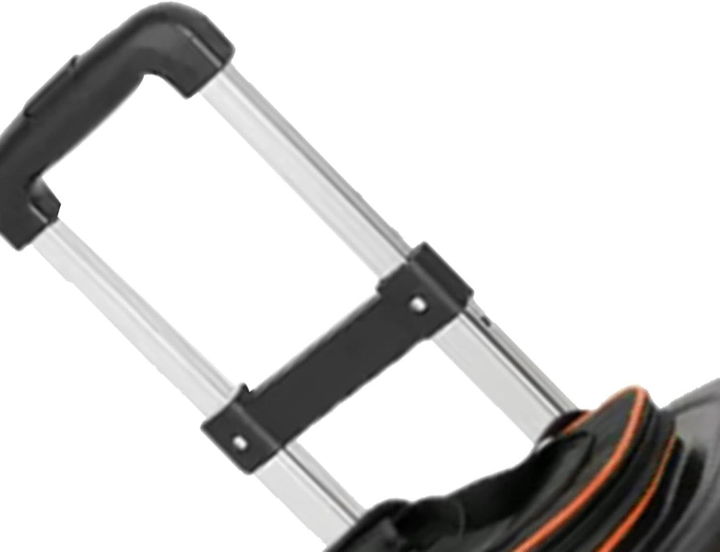 Cat Carrier with Wheels, Dog Travel Crate with Telescopic Handle, Portable Large Rolling Pet Carrier for Walking Hiking(Orange)