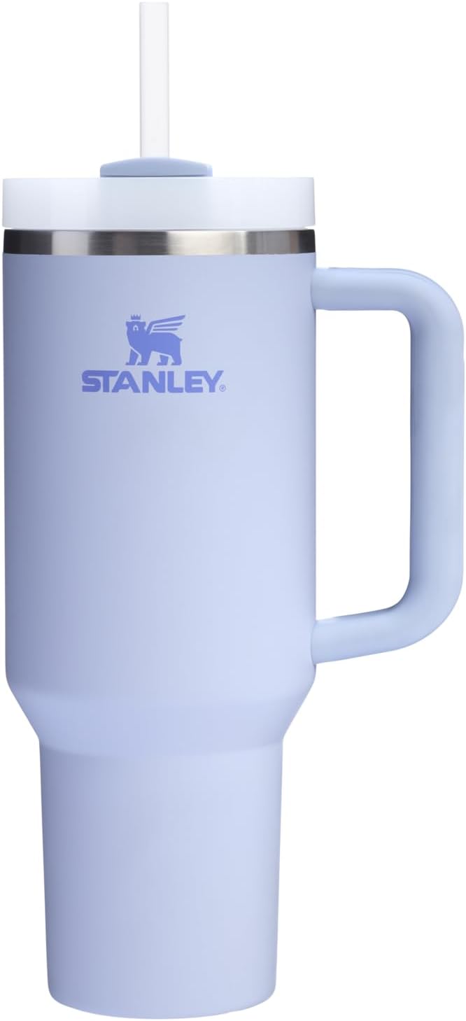 Stanley Quencher H2.0 Tumbler with Handle and Straw 30 oz | Flowstate 3-Position Lid | Cup Holder Compatible for Travel | Insulated Stainless Steel Cup | BPA-Free | Exclusive Lupine