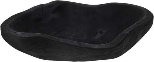 Handmade Wooden Fruit Bowl | Rustic Decorative Bowl | Multi Purpose Snack Bowl | Artisan Carved Wood Bowl | Home Décor Storage Bowl - PuriLite