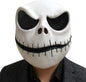 HOMELEX Jack Skellington Mask Helmet Halloween Carnival Nightmare Jack Skeleton Head Mask Horror Scary Cosplay Mask for Adult