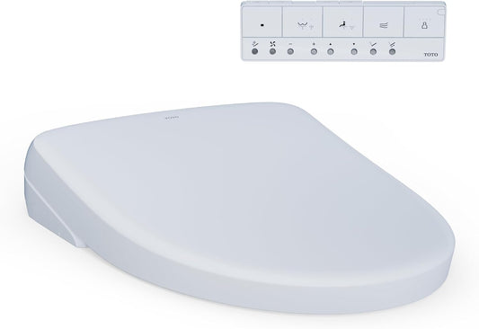 TOTO SW4736AT40#01 WASHLET+ Electronic Bidet Toilet Seat, Cotton White